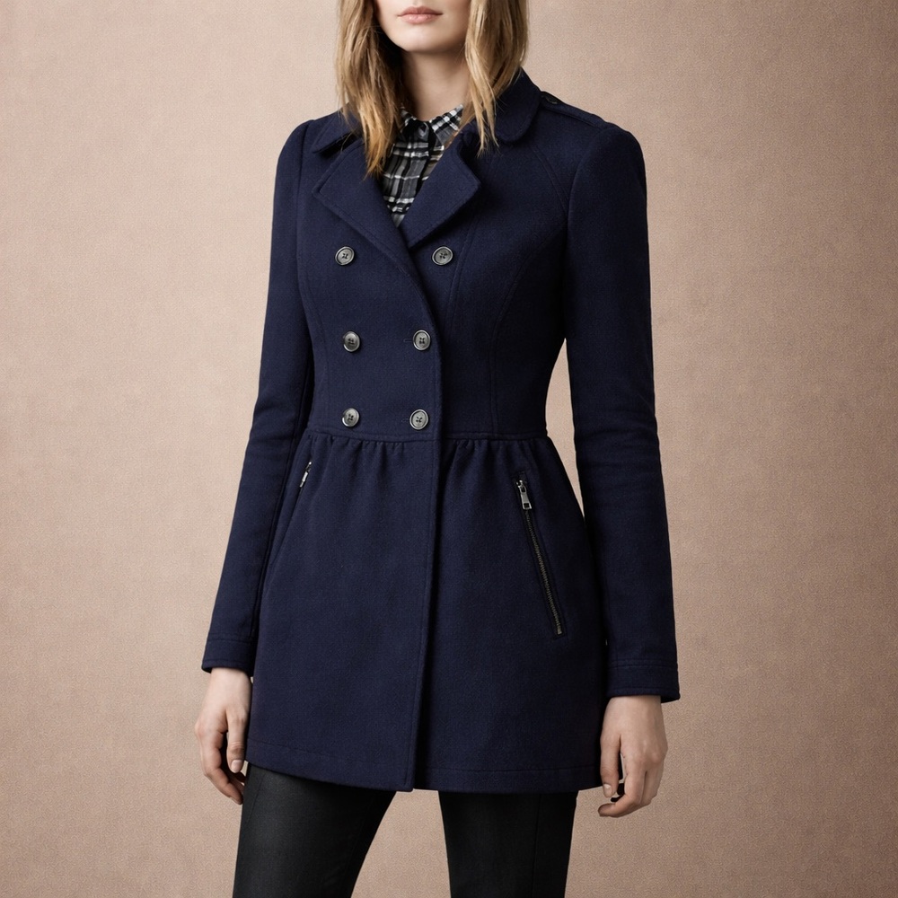 NWT Authentic Burberry Mantlebury Dress Coat - Picture 2 of 9